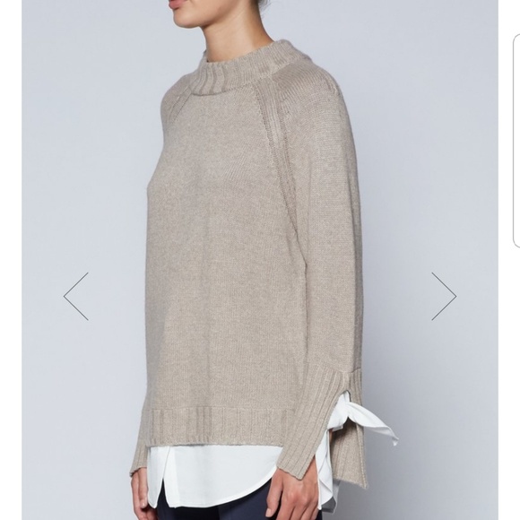 Brochu Walker Remi Tie Layered Sweater 
